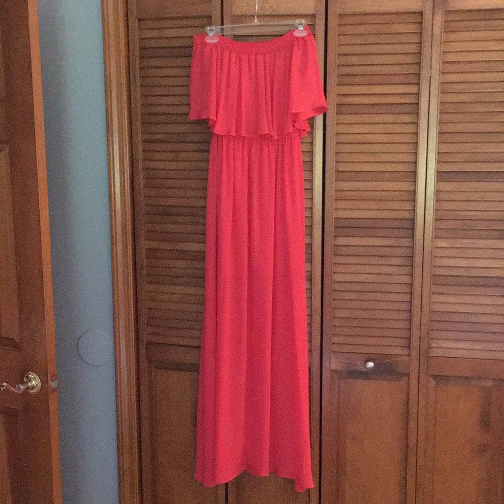 Show Me Your MuMu Hacienda Maxi Dress - Hibiscus Crisp M